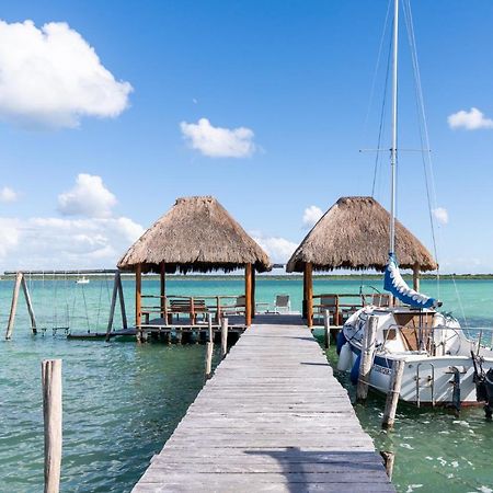 Lagoon Front Hut: Daily Cleaning, Bikes & Kayaks! Bacalar Exterior foto