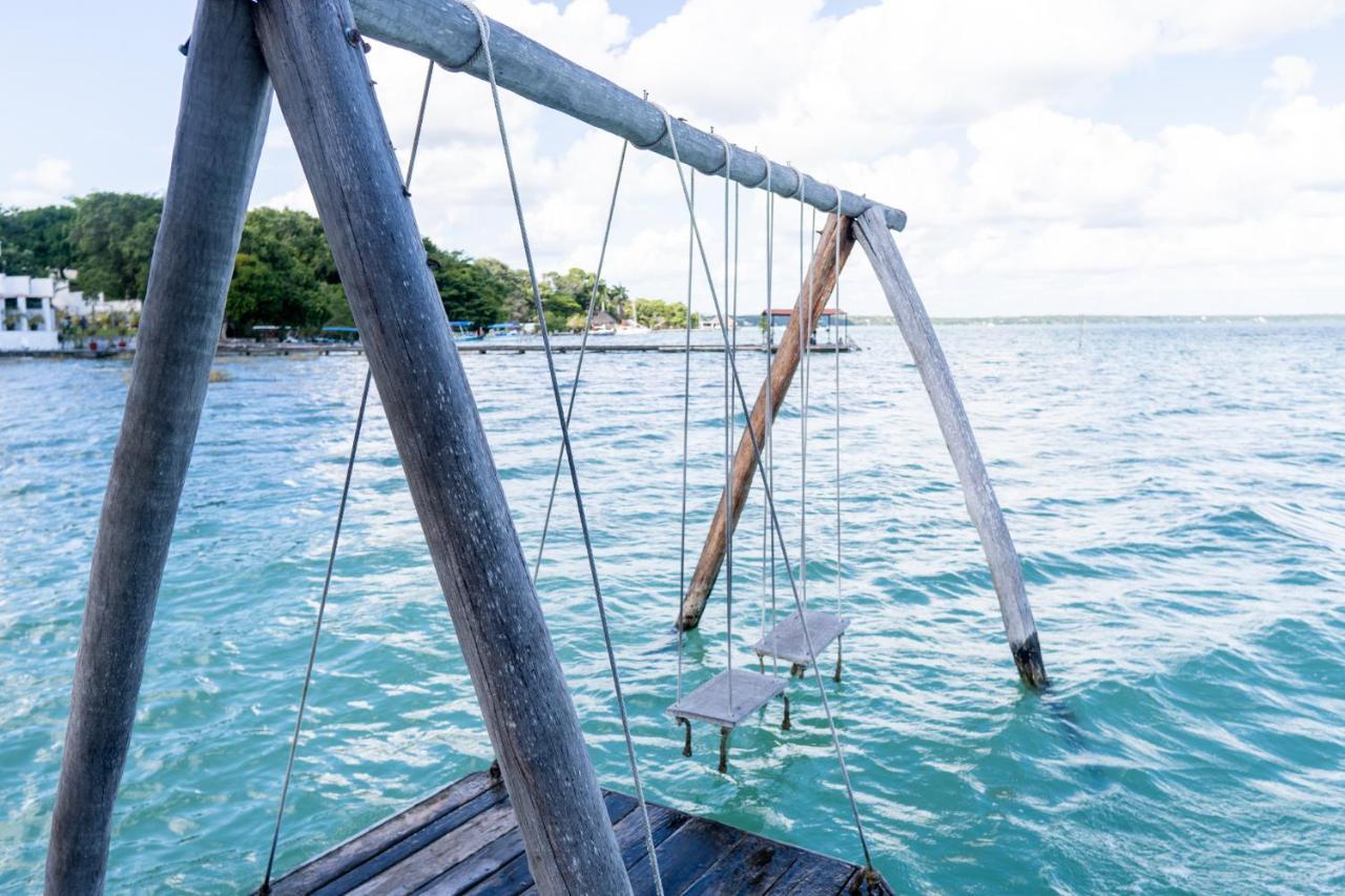 Lagoon Front Hut: Daily Cleaning, Bikes & Kayaks! Bacalar Exterior foto